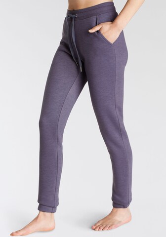 VIVANCE Slim fit Pants in Purple: front