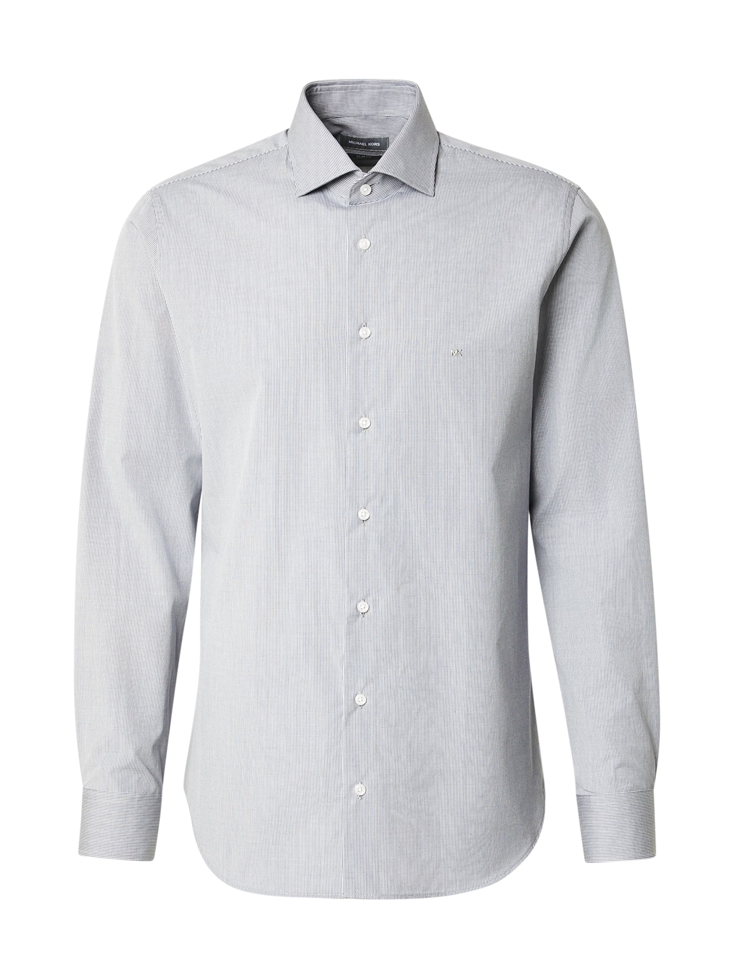 Michael Kors Slim fit Zakelijk overhemd in Blauw: voorkant