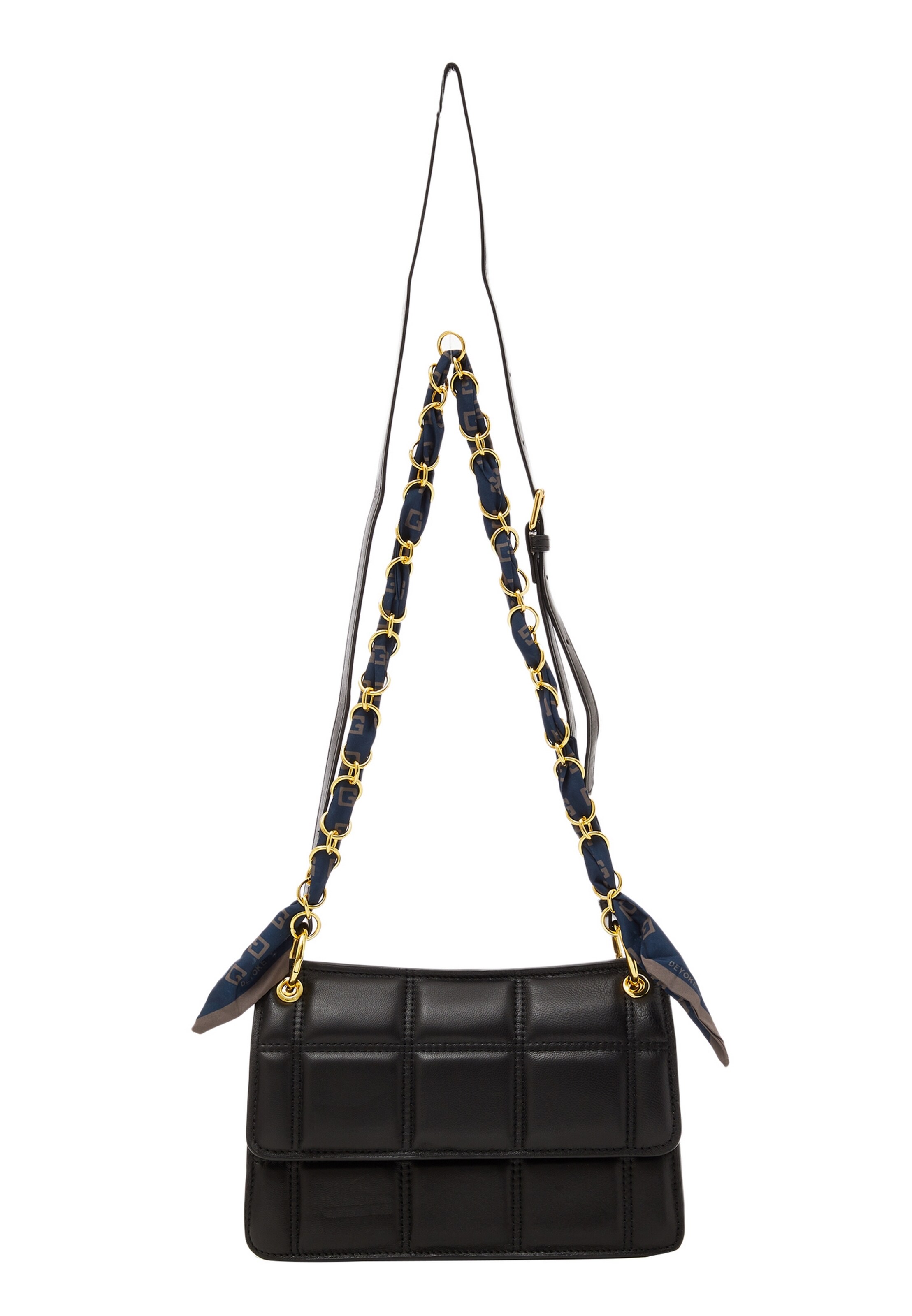 FELIPA - Mala de ombro em preto: frente