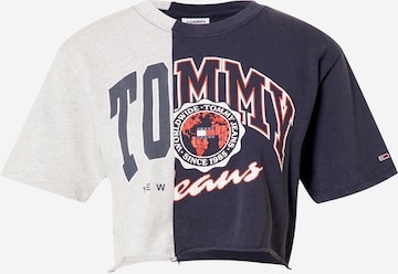 Tricou de la Tommy Jeans pe gri: față