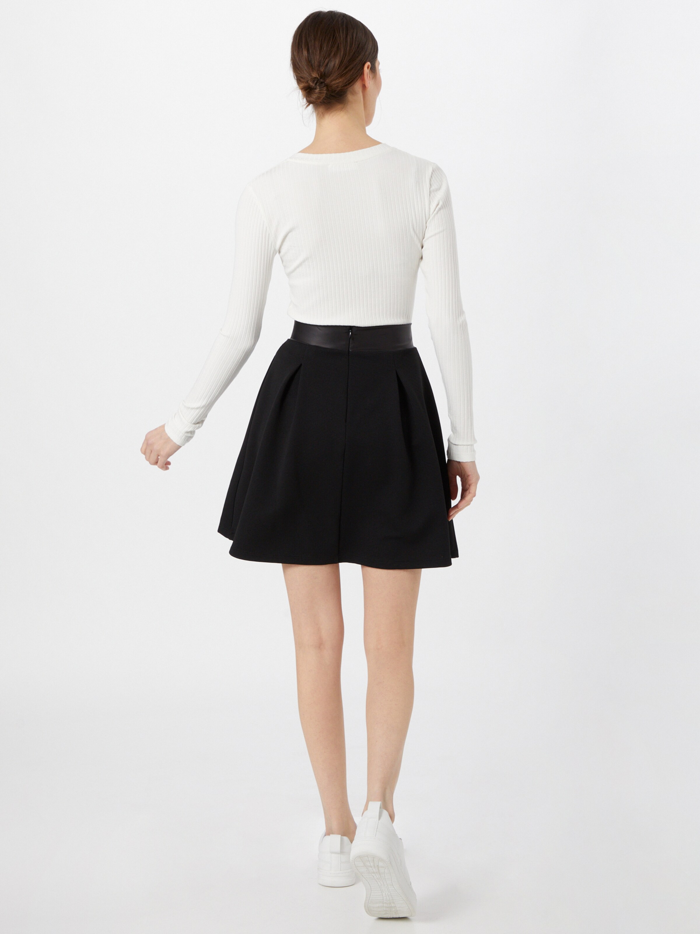 White shirt with black skater clearance skirt