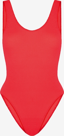 SORBET ISLAND Badeanzug 'Riva' in Orange: Vorderseite