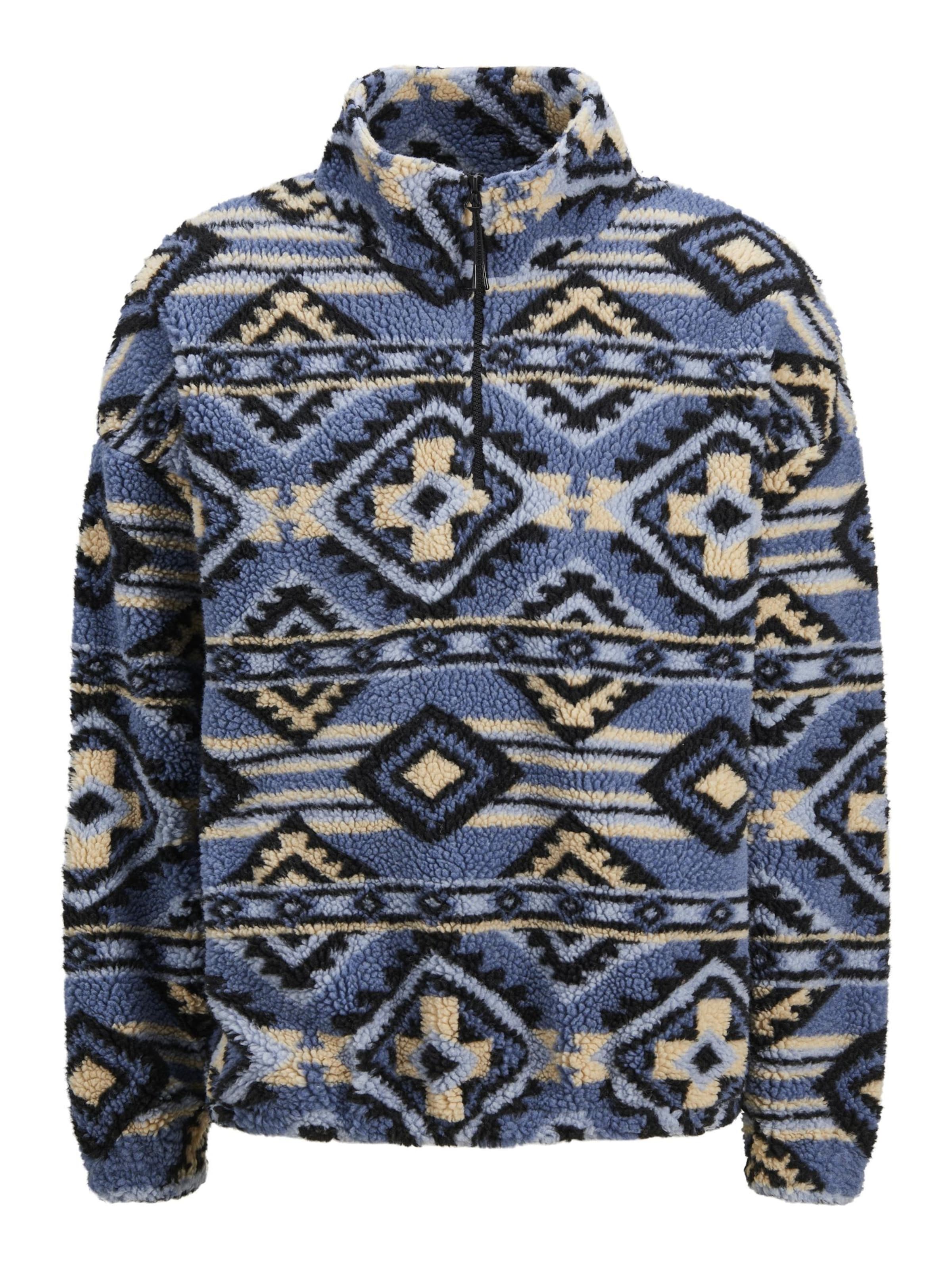 JACK & JONES Pulóver 'Diamond' - kék: elől