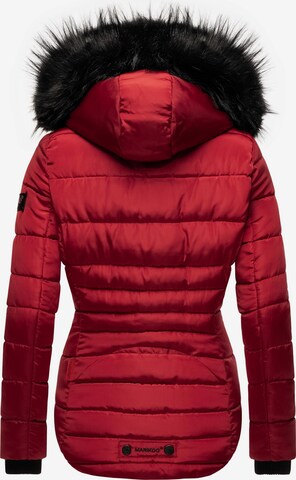 MARIKOO Winter Jacket 'Lotusblüte' in Red