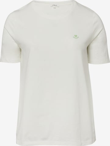 T-shirt s.Oliver en beige : devant