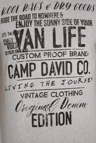 CAMP DAVID Shirt in Grau