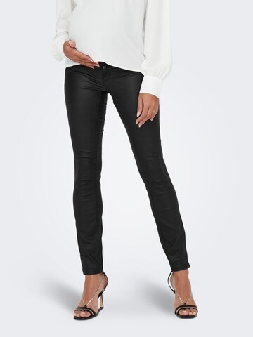 Only Maternity Skinny Jeans 'Kendell' in Schwarz: predná strana