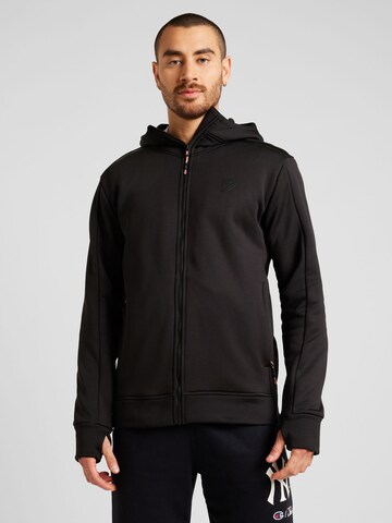 Didriksons Sports sweat jacket 'ACKE' in Black: front