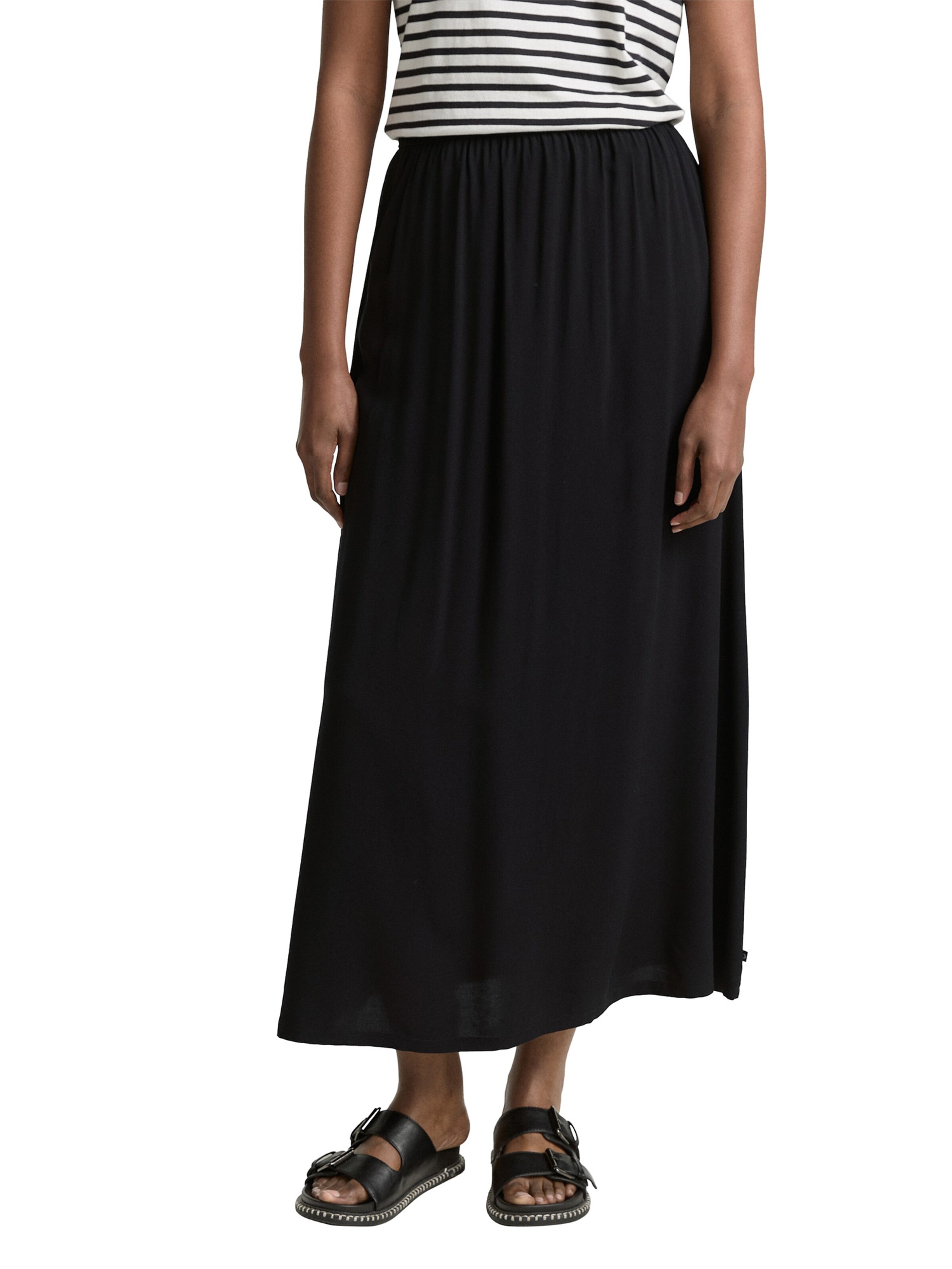 TOM TAILOR DENIM Skirt in Black: front