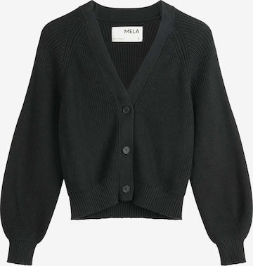 MELA Neuletakki 'BHUMA' värissä musta: etupuoli