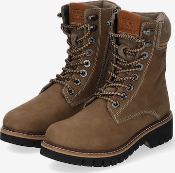 CAMEL ACTIVE Lace-Up Ankle Boots in Brown