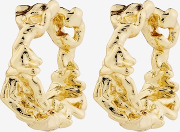 Boucles d'oreilles 'Trust' Pilgrim en or : devant