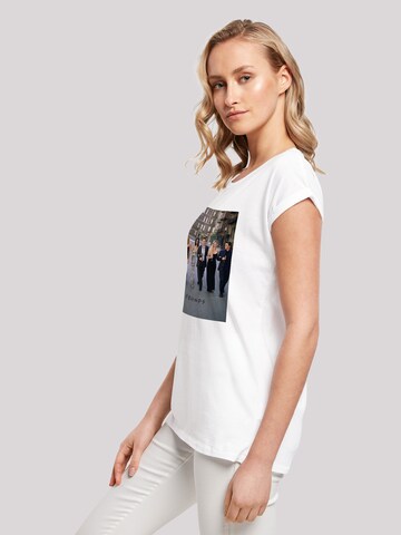 F4NT4STIC Shirt 'Friends Champagne And Flowers' in Wit