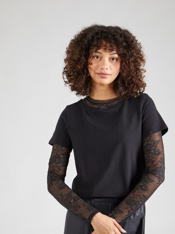 Weekend Max Mara Shirt 'MULTIF' in Black: front