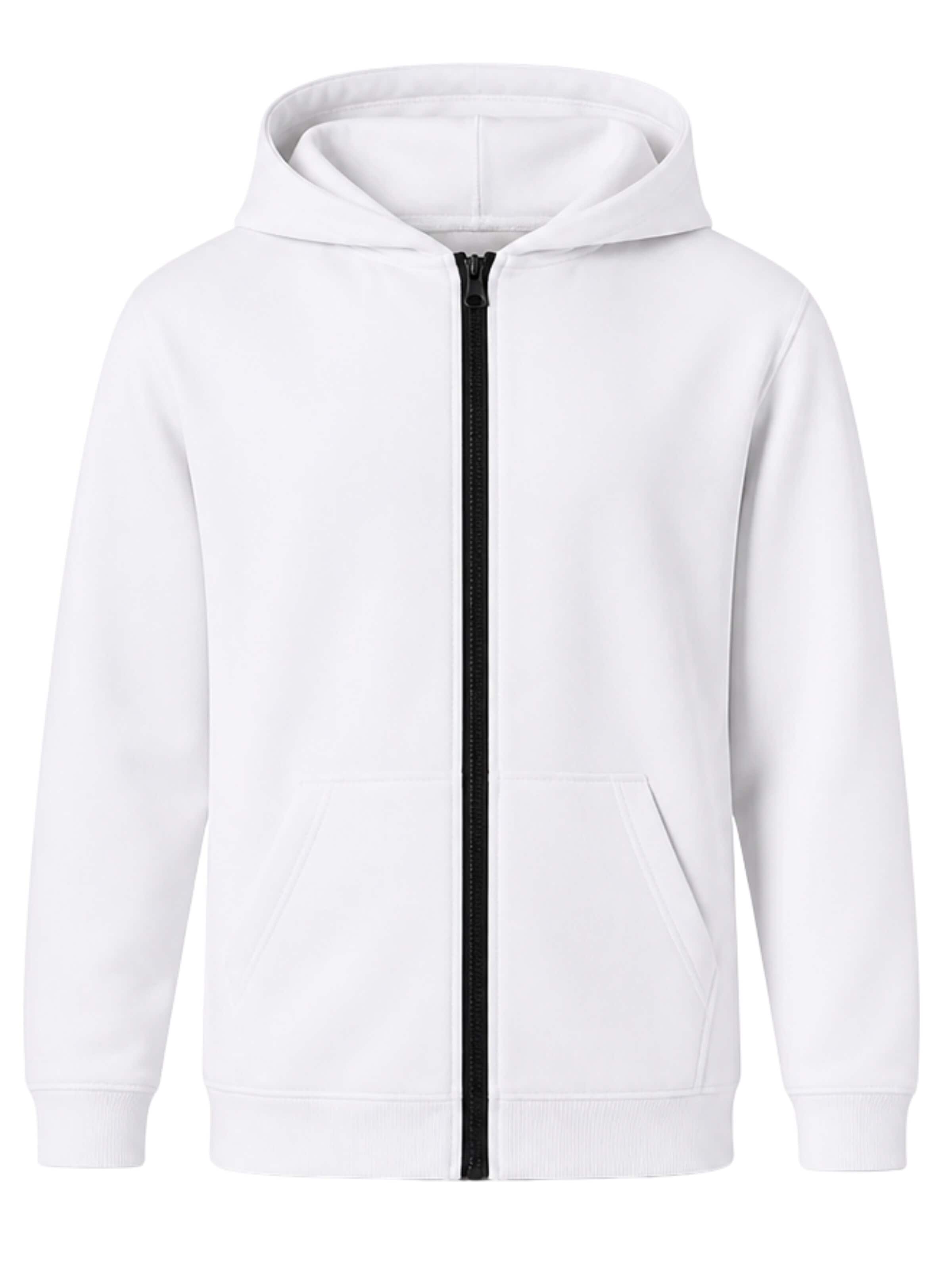 LOUIS LECLER Sweatjacke 'Selara'‌‌‌‌‌‌‌‌ in Weiß: Vorderseite