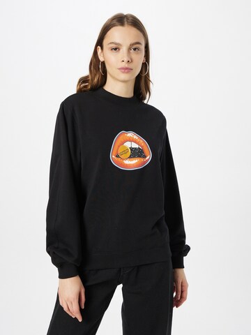 WRANGLER Sweatshirt in Zwart: voorkant