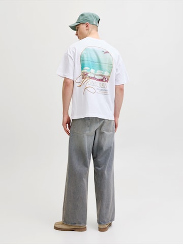 JACK & JONES Tričko 'JORSANREMO' – bílá