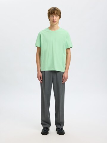 SELECTED T-Shirt 'SLHAspen' in Grün