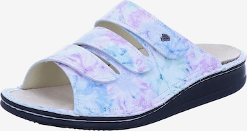 Finn Comfort Pantolette 'Korfu' in Blau: Vorderseite