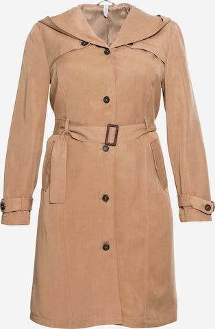 SHEEGO Between-Seasons Coat in Brown: front