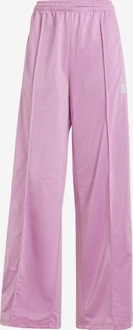 Pantalon 'Firebird' ADIDAS ORIGINALS en violet : devant