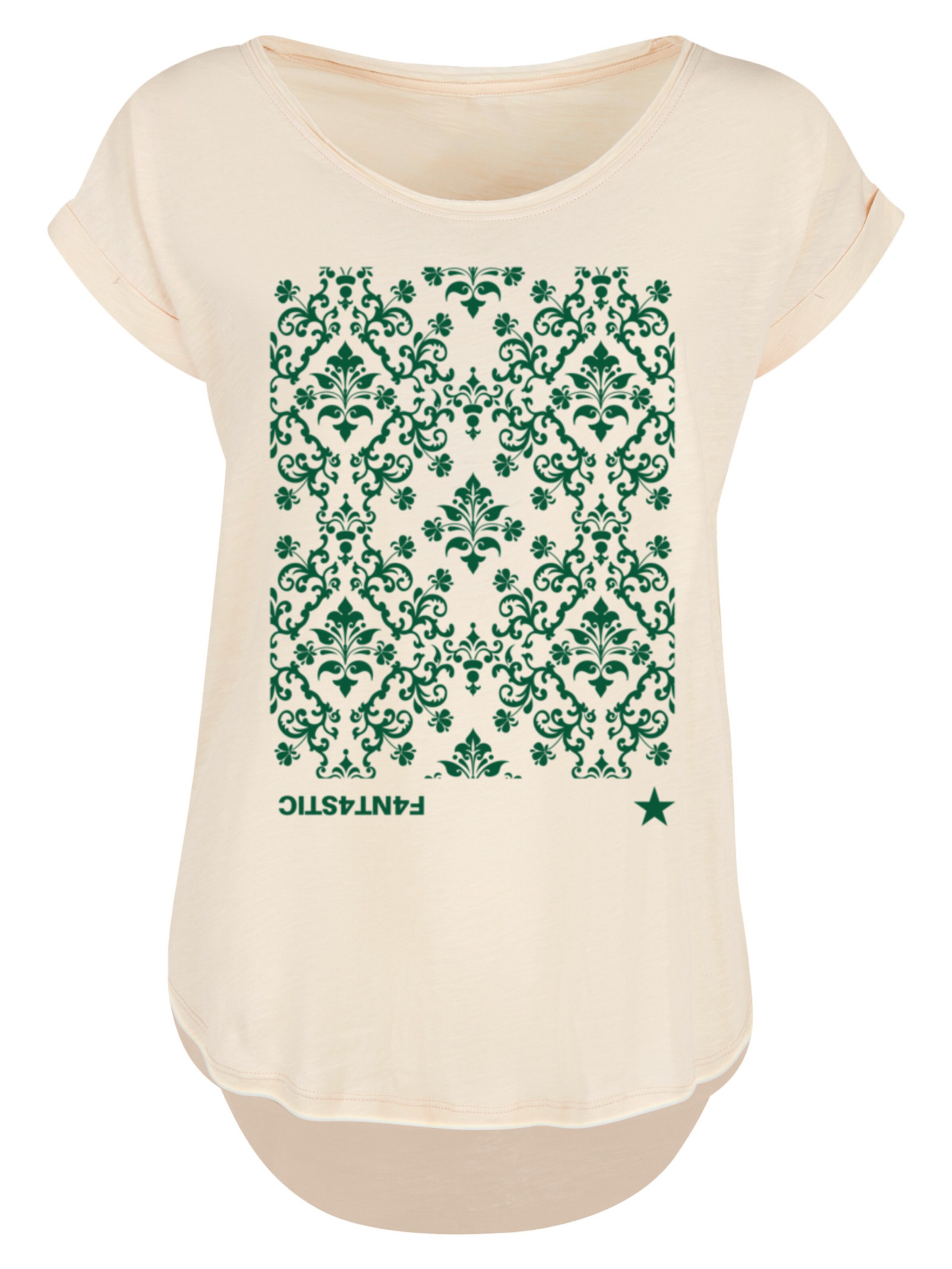 F4NT4STIC Shirt in Beige: voorkant