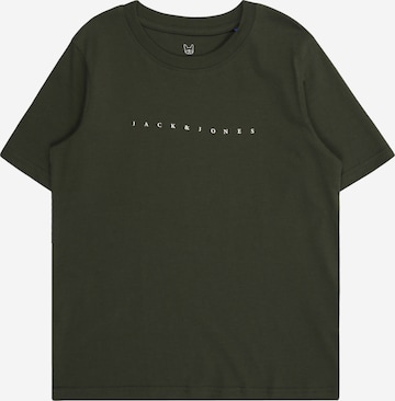 Jack & Jones Junior Tričko 'JJEStar' - Zelená: predná strana