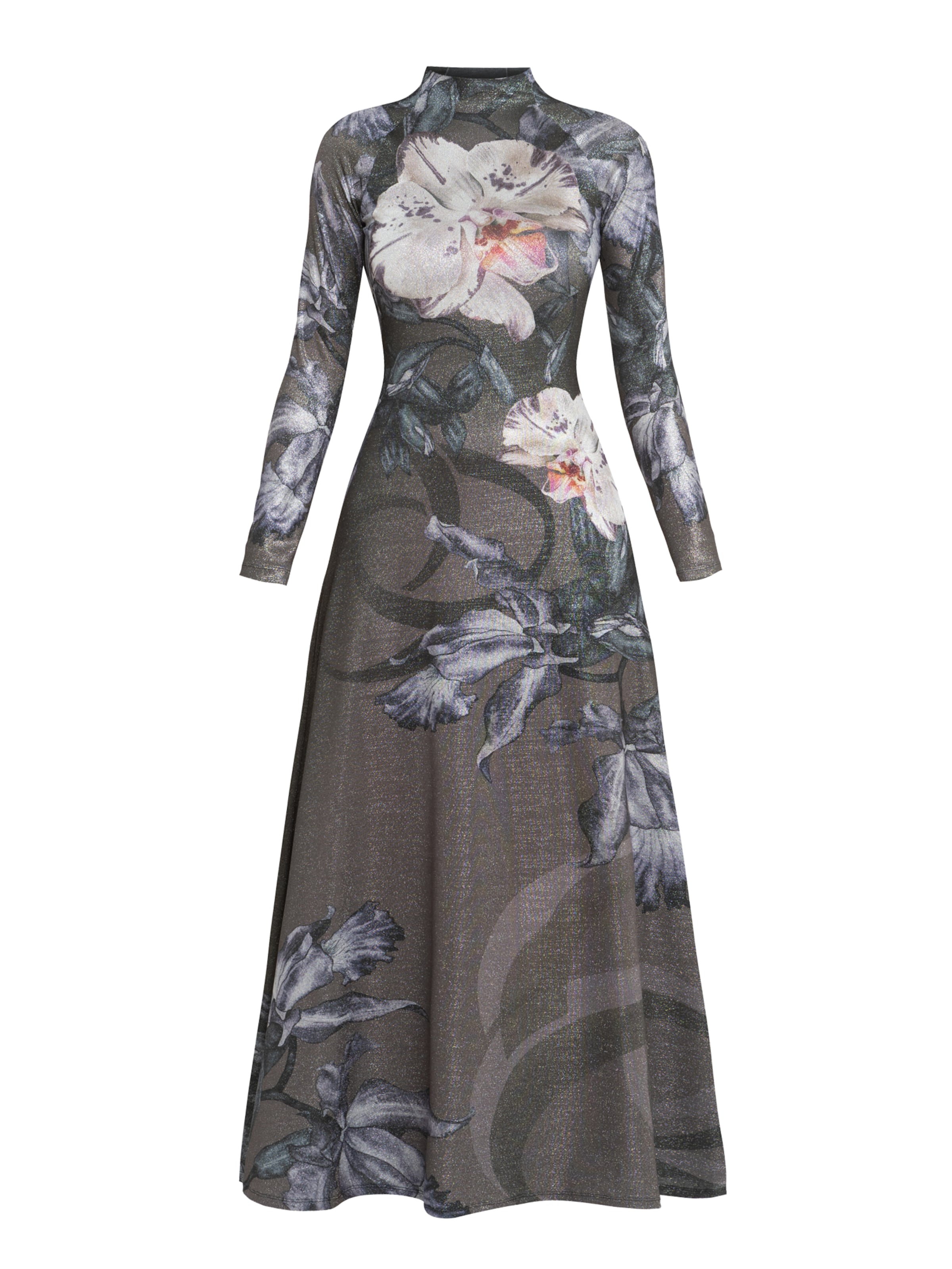 JIORO Dress 'ORCHID ICE' in Dark grey, Item view