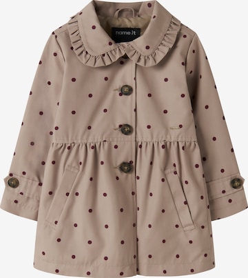 Manteau 'NMFMADELIN' NAME IT en gris : devant