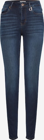 PULZ Jeans Skinny Jeans in Blauw: voorkant