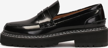 Kazar Studio - Sapato Slip-on em preto: frente