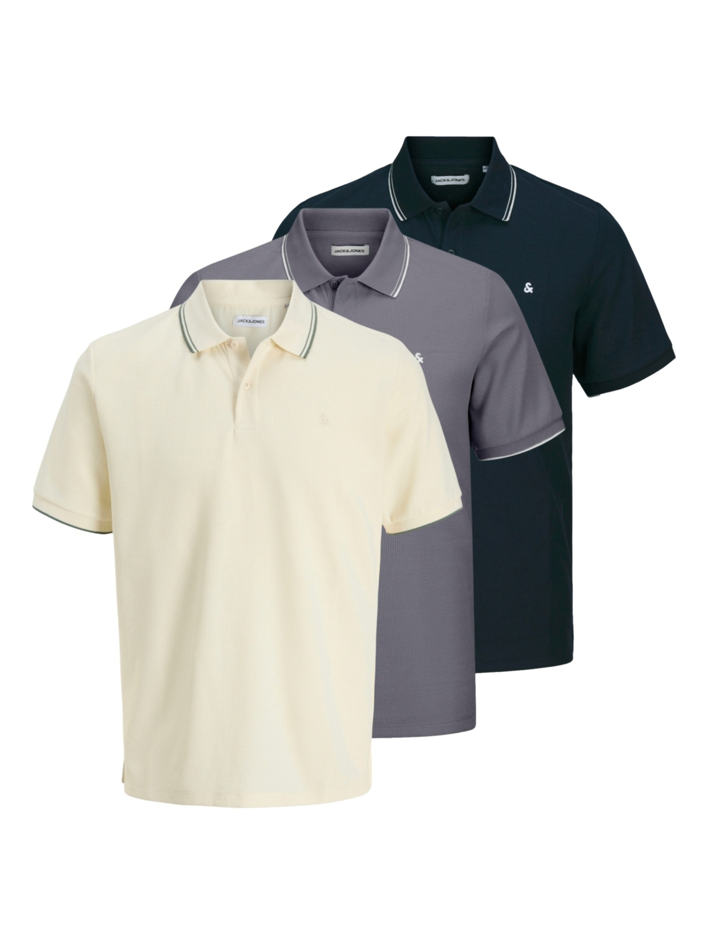 JACK & JONES Poloshirt 'AUSTIN' in Blau: Vorderseite