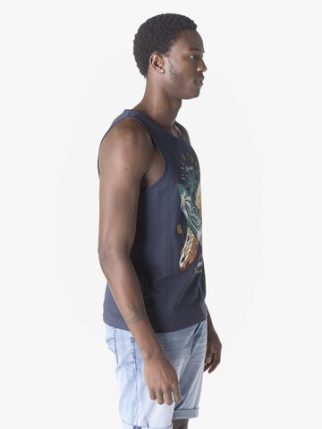 KOROSHI T-shirt i blå