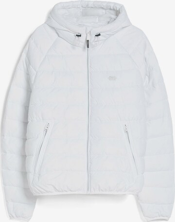 Bershka Between-Season Jacket in White: front