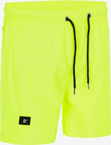 Redbridge Board Shorts 'Anchorage' in Yellow: front