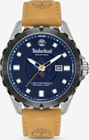 TIMBERLAND Analoguhr 'Date watch Solar Peak' in Braun: Vorderseite