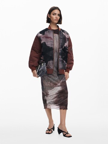 Veste mi-saison Desigual en marron