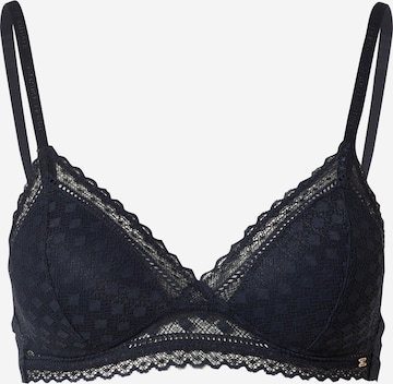 Tommy Hilfiger Underwear Triangle Bra in Blue: front