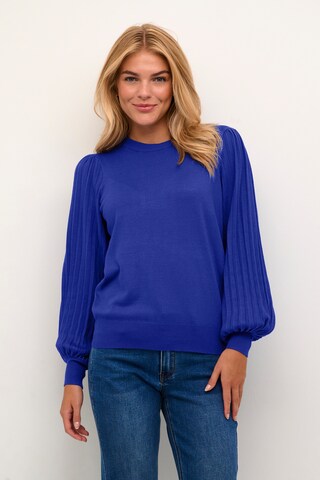 Pull-over 'Lone' Kaffe en bleu : devant