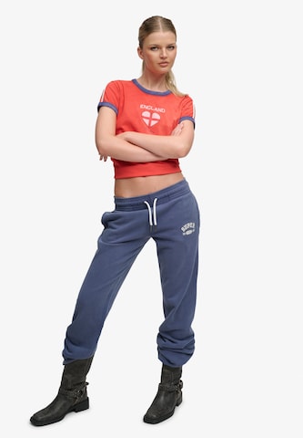 T-shirt 'Athletic Football' Superdry & Co en rouge