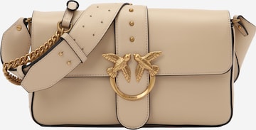 PINKO Olkalaukku 'LOVE ONE CLASSIC' värissä beige: etupuoli
