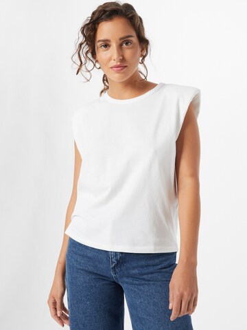 Gina Tricot - Top 'Fran' em branco: frente