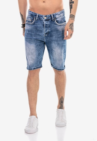 Redbridge Regular Shorts 'Bedford' in Blau: predná strana