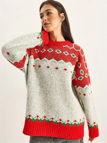 Pull-over 'Pullover' Bianco Lucci en rouge : devant