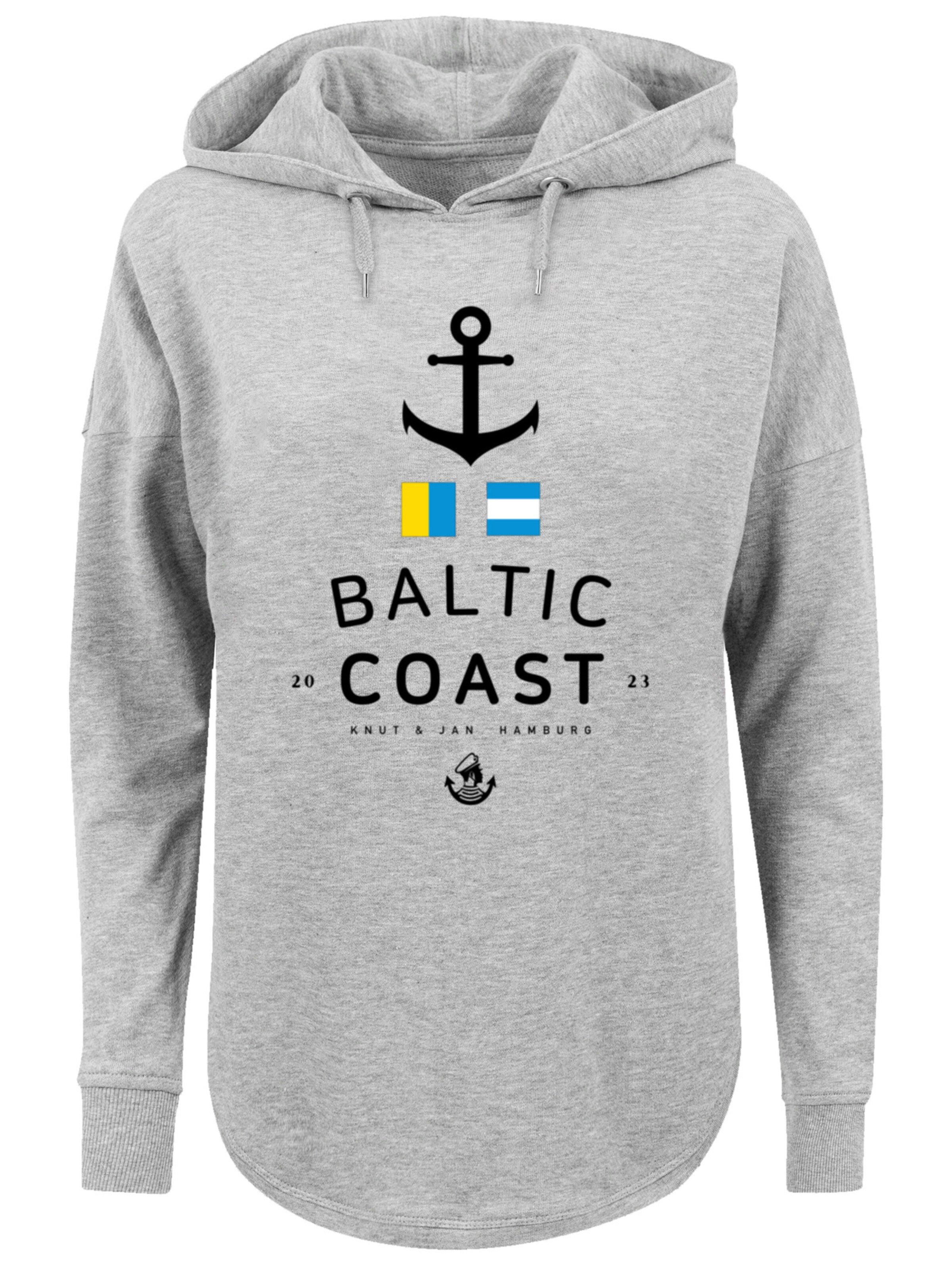 F4NT4STIC Sweatshirt in Grijs: voorkant