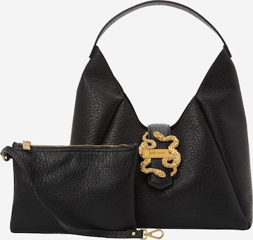 Borsa a spalla 'ICONIC SNAKES' di Just Cavalli in nero: frontale