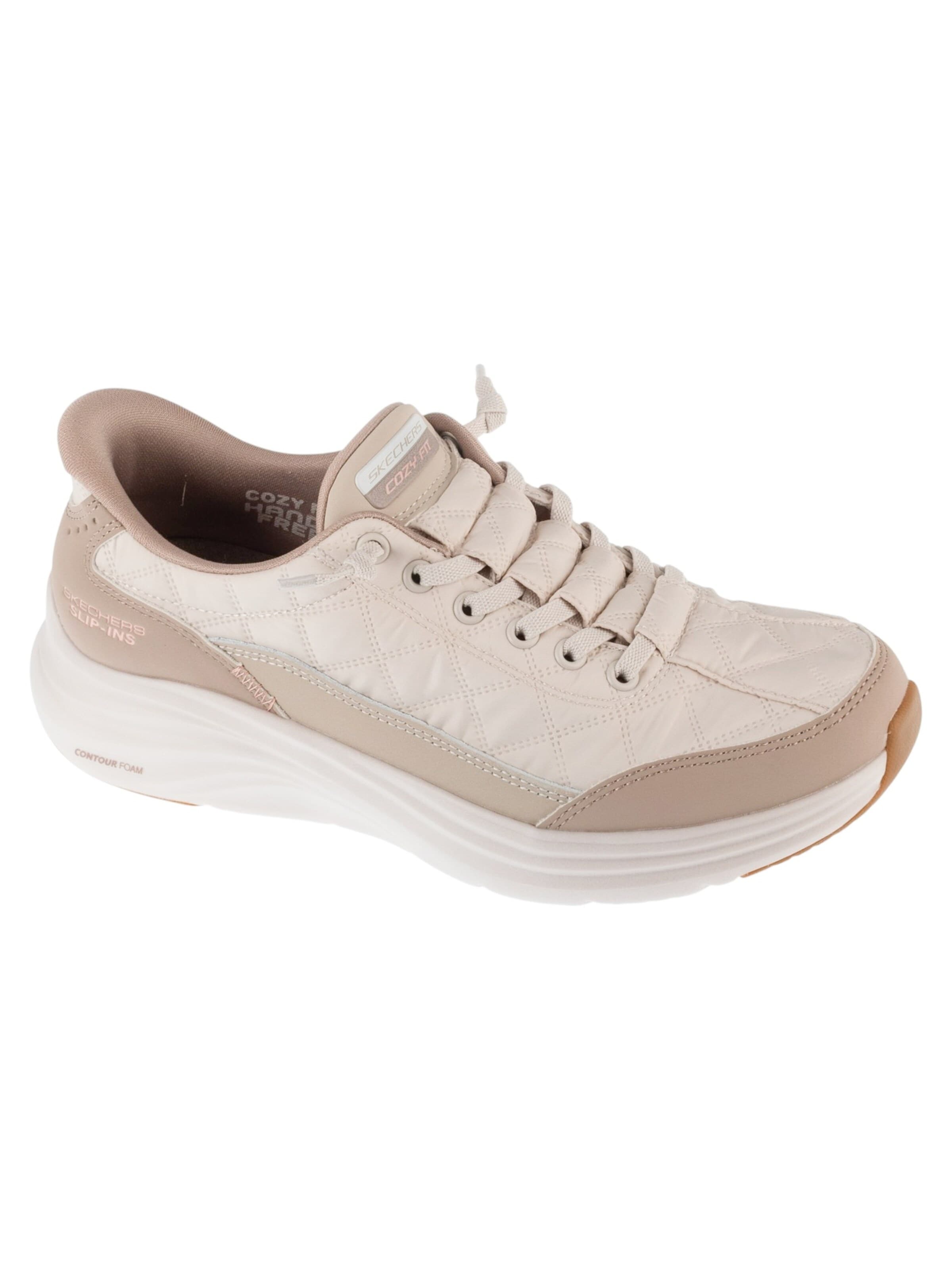 SKECHERS Sneakers laag 'Skechers Slip-ins: Contour Foam - Cozy Fit' in Beige: voorkant