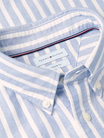 TOMMY HILFIGER Regular Fit Hemd in Blau