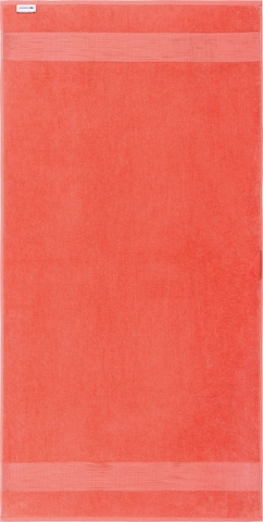 LACOSTE Handtuch 'LLECROCO' in Orange: Vorderseite