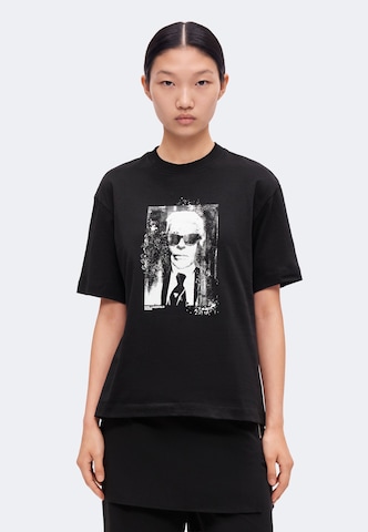 KARL LAGERFELD JEANS Koszulka w kolorze czarny: przód